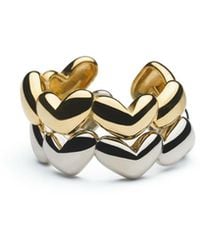 Shabella Nyc - Bold Heart Adjustable Ring - Lyst