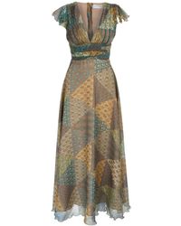 Sofia Tsereteli - Crepon Silk Dress - Lyst