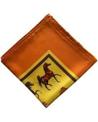 Ralufineart - Majestic Horses Silk Scarf - Lyst
