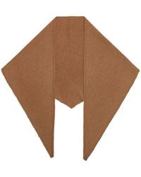 Mohair&Angora - Caria Tria Foulard Camel - Lyst
