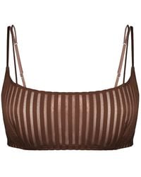 MONIQUE MORIN LINGERIE - Vertigo Bralette Cocoa - Lyst