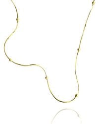 Spero London - Italian Fine Chain Sterling Satellite Beaded Necklace - Lyst