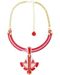Gissa Bicalho - Acrylic Handmade Necklace Buriti - Lyst