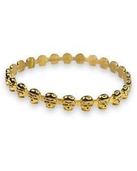 Jagged Halo Jewelry - Eternity Skull Bangle - Lyst