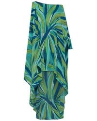 Belyed Handcraft - Artemis Verde – Chiffon Tunic Dress & Beach Cover-Up By Belyed - Lyst