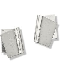 Jaredjamin - Fold Over Post Earrings - Lyst