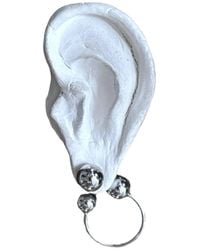 London Atelier Byproduct - Geometric Balls Hoop Earrings - Lyst