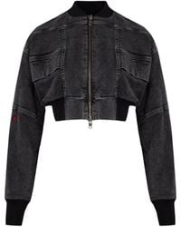 Pcfg - Your Itch Bomber Denim Jacket - Lyst