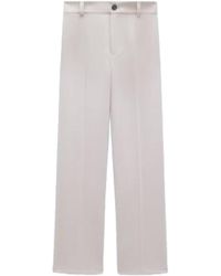 Unum Diem - Neutrals Tailored Front-Pleated Trouser - Lyst