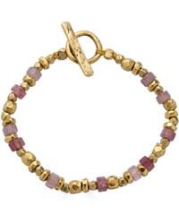 Loni Paul Jewelry - Strawberry Quartz & Bead Bracelet - Lyst