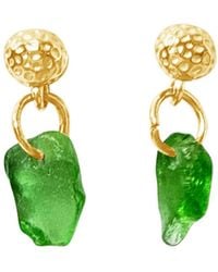 Glassy - Palmedråbe Earrings - Lyst