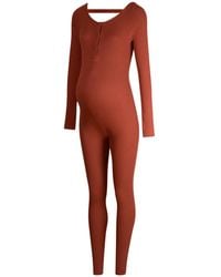 The Koozy - Maternity Palma Long Sleeve One-Piece - Lyst