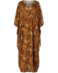 Henelle - Lucky Horseshoe Kaftan Dress - Lyst