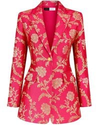 Richa Sharma - Handcrafted Brocade Silk Blazer - Lyst