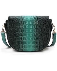Mkf Collection - J'omor - Amalia Croc-Embossed Crossbody Bag - Lyst