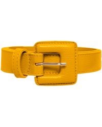 BeltBe - Mini Square Narrow Leather Belt - Lyst