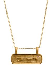 Claire Hill Designs - Difficult Bar Necklace - Lyst