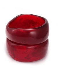 Hye Jane Jewelry - Raspberry Forma Resin Bangle Set - Lyst