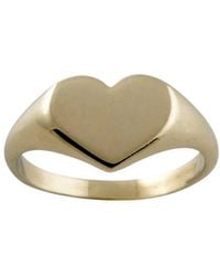Von Treskow - Heart Signet Ring - Lyst