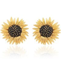 Milou Jewelry - Sunflower Earrings - Lyst