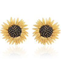 Milou Jewelry - Sunflower Earrings - Lyst