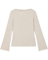 Dāl the Label - Neutrals Wool Blend Knit Sweater Oat - Lyst