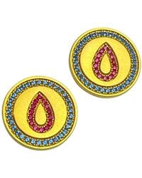 Dorota Lasak - Sweet Blood Vermeil Earrings - Lyst