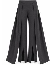 SÉLONE - Tiera Layered Wide-Leg Trousers - Lyst