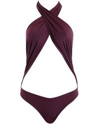 Room 24 - Carol One Piece Bordeaux - Lyst