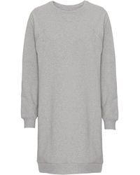 GROBUND - Organic Cotton Sweatshirt Maxi Dress - Lyst