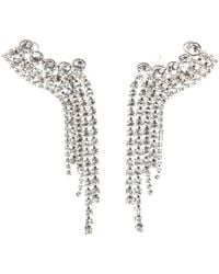 Addicted - Ilizia Earrings With Crystals & Rhinestone Cascades - Lyst