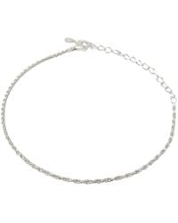Harfi - Sterling Everyday Rope Chain Stacking Bracelet - Lyst