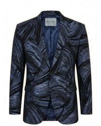 Ron Tomson - Cascading Peak Lapel Tuxedo Jacket - Lyst