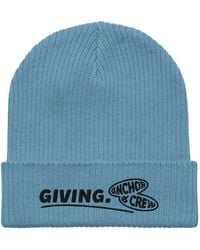 Anchor and Crew - Light Giving Gen. Organic Cotton Embroidered Beanie - Lyst