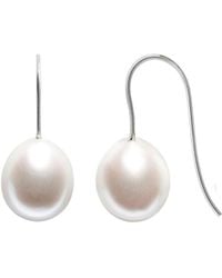 Ora Pearls - Archi Drop Pearl Hook Earrings - Lyst