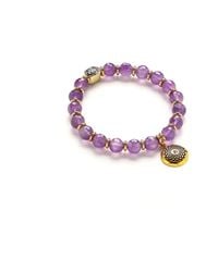 Seven Saints - Crown Chakra Amethyst Activation Bracelet, Plated - Lyst