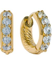 Charlotte's Web Jewellery - Kali Huggie Hoop Earrings - Lyst
