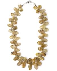 Shar Oke - Rutile Quartz Statement Necklace - Lyst