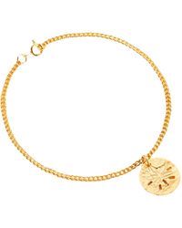 Posh Totty Designs - Plated Sand Dollar Charm Bracelet - Lyst