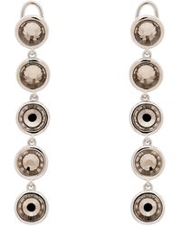 Emma Holland Jewellery - Platinum & Black Diamond Crystal Clip Earrings - Lyst