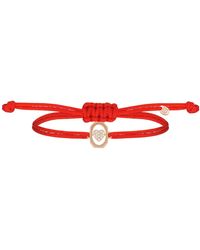 Ecce | Artisan Diamonds - Single 14K Solid Rose Mini Full Diamond Heart Cord Bracelet - Lyst