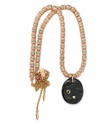 Persia Dona Jewelry - Rock X Vintage Sparkle Necklace - Lyst