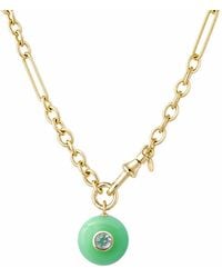 Hye Jane Jewelry - Simone Chain With Chrysoprase Pendant - Lyst