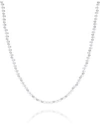 Nellou Jewellery - Neutrals Jewel Bead April Birthstone Necklace Sterling - Lyst