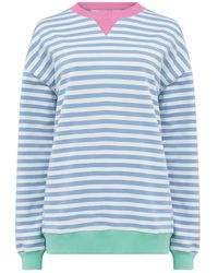 Sugarhill - Lucia Sweatshirt Off, Stripes - Lyst