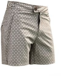 Vayla - Long Length Geometric Print Swim Shorts - Lyst