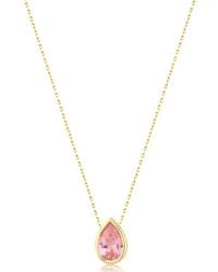 SHYMI - Bezel-Set Solitaire Necklace - Lyst