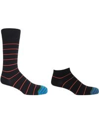Peper Harow - Made in England - Thin Stripe Luxury Crew & Trainer Socks Bundle - Lyst