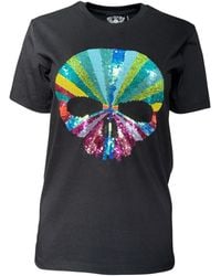 Any Old Iron - Sequin Skull T-Shirt - Lyst