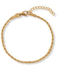 A Weathered Penny - Delicate Rope Bracelet - Lyst
